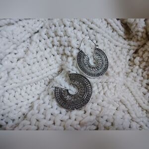 3 Pcs Bohemian Silver Earring Set! NIP